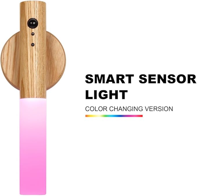LANDGOO Motion Sensor Night Light RGB & Touch Control | USB-C Rechargeable Ash - Image 4