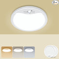 zemty 2Pack 7inch Motion Sensor Ceiling Lights Wired, 15W 1500lm 3CCT/3 by ZemtyCeilinglight