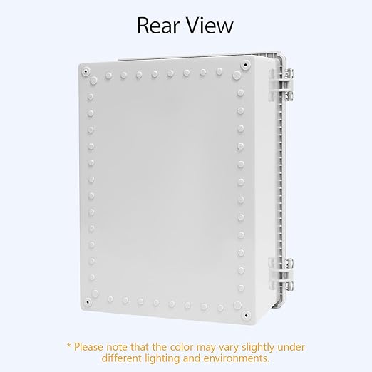 LeMotech Electrical Box, IP67 Waterproof Hinged Clear Cover Stainless Steel - Image 6