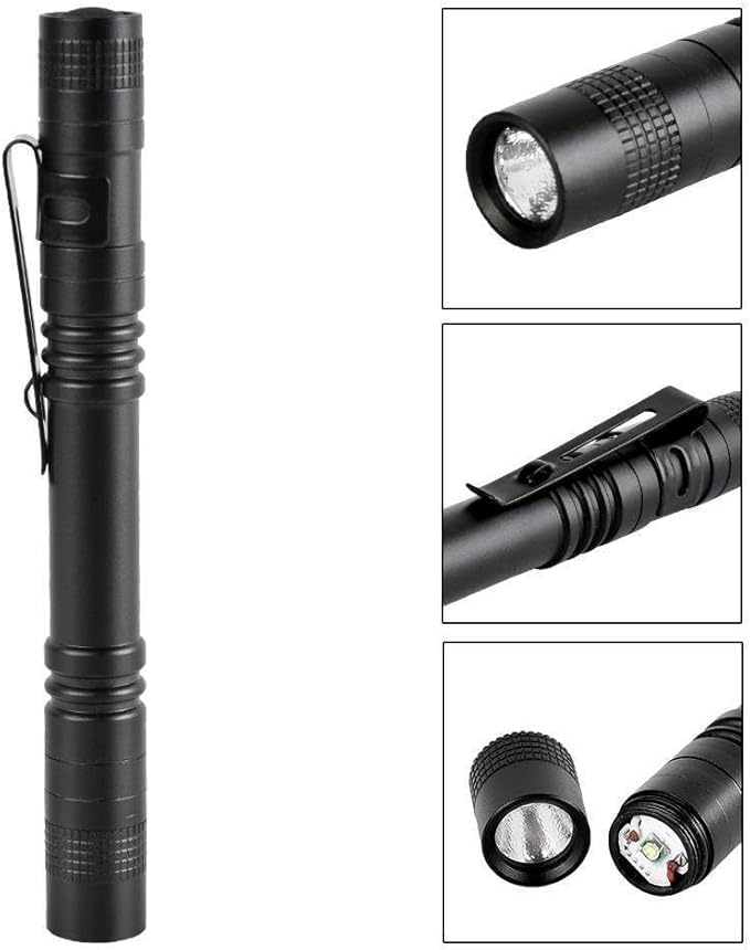 Pen Flashlight, Mini Pocket Flashlight Small Penlight Inspection Flashlight - Image 2