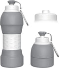 Collapsible Lightweight 20oz Water Bottle, Food-Grade Silicone BPA Free by Unknown