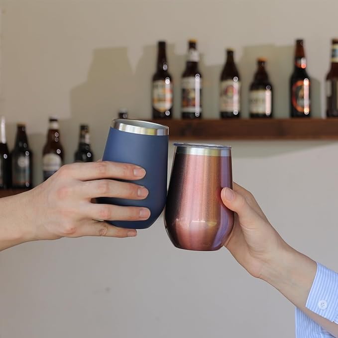 MEWAY Durable 12oz Stainless Steel Wine Tumbler - Image 8