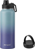 Navigate 40 oz Insulated Stainless Steel Sports Water Bottle by Navigate