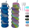 Collapsible water bottles 2 Pack by LIZADIN