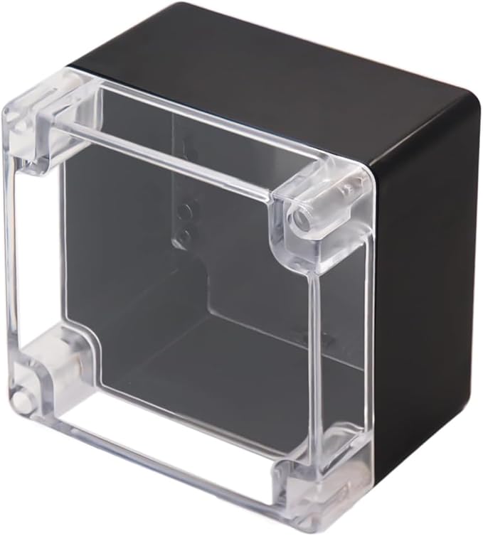 Project Box IP65 Waterproof Junction Box ABS Plastic Black Electrical Boxes DIY by Otdorpatio