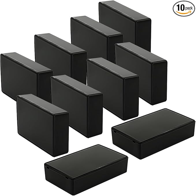 LeMotech Project Box 10 Pieces ABS Plastic Electrical Project Case Small by LeMotech