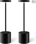 Cordless Table Lamp Set of 2, Rechargeable 5000mAh Battery Operated Outdoor by Swinerton