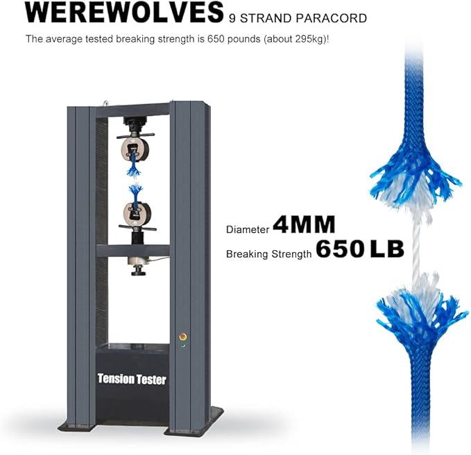WEREWOLVES 650lb Paracord/Parachute Cord - Image 4