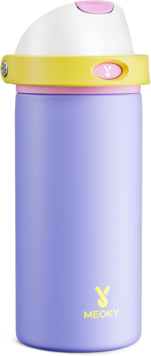 18 oz Insulated Water Bottle for Travel: Meoky Stainless Steel Kids Water Bottle by MEOKY