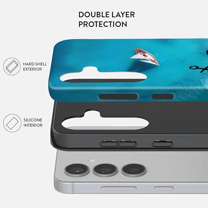Compatible for Samsung Galaxy A15 5G Case, Dual Layer Heavy Duty 2 in 1 - Image 2