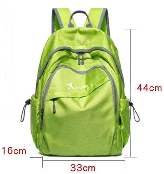 Geboldil Men's and women's waterproof backpack traveling backpack green3 - Image 2