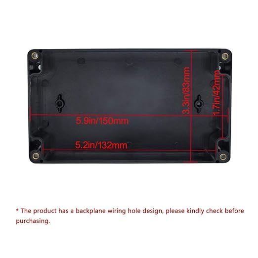 LeMotech Project Box ABS Plastic Junction Box IP65 Waterproof Electrical Boxes - Image 2