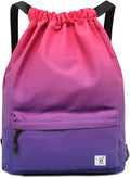 Waterproof Drawstring Bag, Gym Bag Sackpack Sports Beach Backpack by Risefit