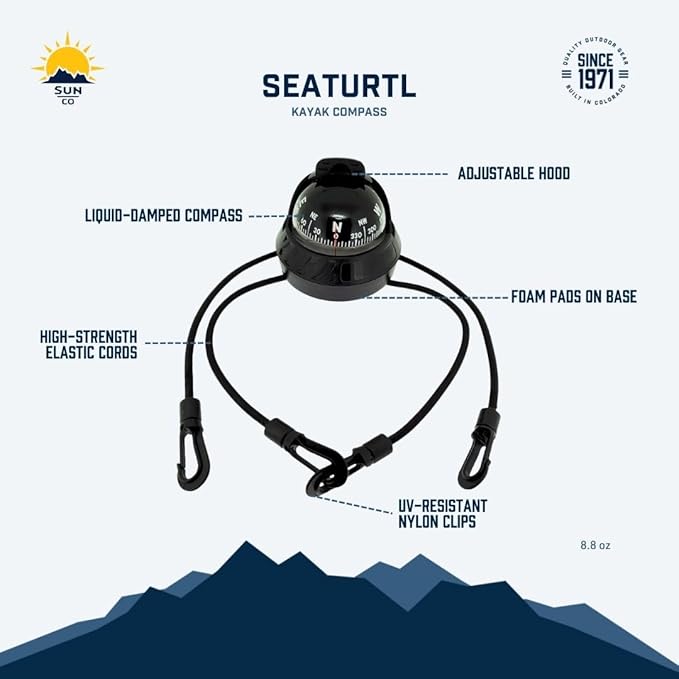 Sun Company SeaTurtl Kayak Compass - Image 6