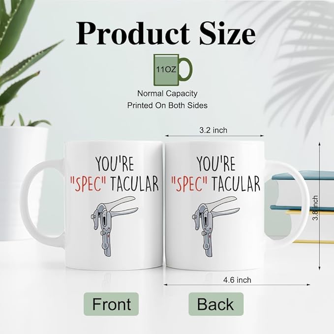 RZHV You're Spectacular Coffee Mug, Funny OBGYN Gynecologist Midwife Mug - Image 2