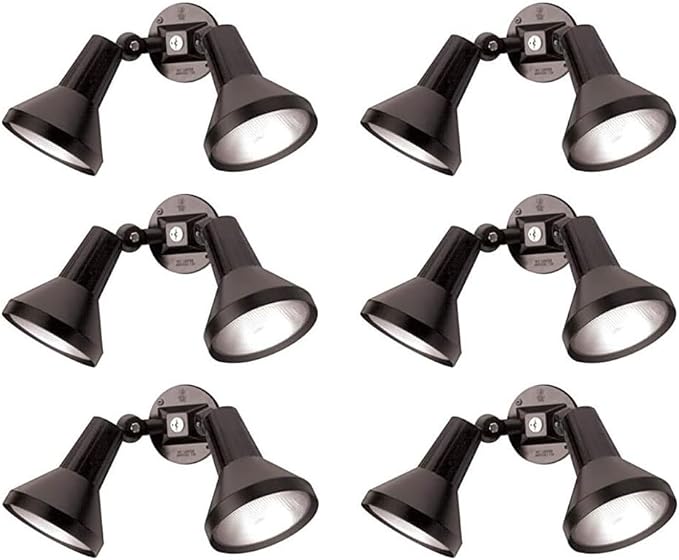 Ciata 15" Outdoor Security Flood Light 2 Head by Ciata