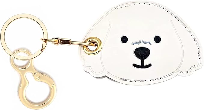 Leather Keychain Holder Case Compatible by BORKUANA
