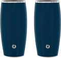 SNOWFOX Premium Vacuum Insulated Stainless Steel Beer Glass, Home Bar by Snowfox