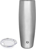 SNOWFOX Insulated Beer Glass, Premium Vacuum Insulated Stainless Steel by Snowfox
