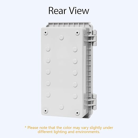 LeMotech Electrical Box, IP67 Waterproof Hinged Cover Stainless Steel Latch - Image 6