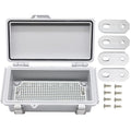 Electrical Waterproof Custom Junction Box, Outdoor Hinged Clear Cover Stainless by AIRTAK