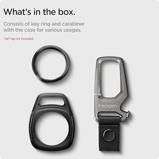 Spigen Life Carabiner Key Ring Clip, Car Keychain Clip, Bottle Opener Key Chain - Image 7