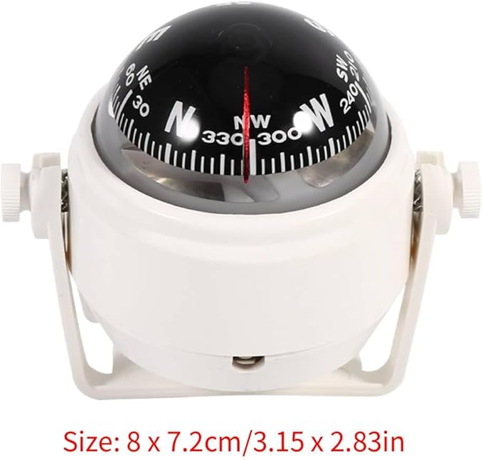 Waterproof Sea Car Compas Dashboard, Boat Compas Marine Dash Mount Dashboard - Image 2
