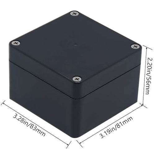 2 Packs Junction Box IP65 Waterproof ABS Plastic Electrical Project Case Power - Image 2