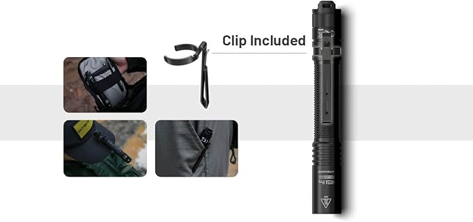 Nitecore MT2A Pro EDC Flashlight, 1000 Lumens, 279 Yard Beam, USB-C Rechargeable - Image 10