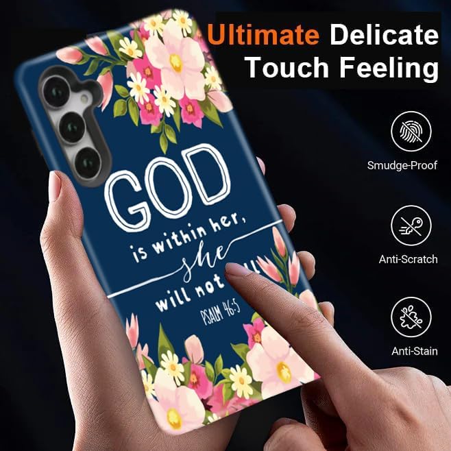 Compatible for Samsung Galaxy S24 Plus 5G Case, Dual Layer Heavy Duty 2 in 1 - Image 7