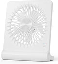 Small Desk Fan, Rechargeable USB Fan Battery Operated, Ultra Quiet, Strong Wind by Tevelecin