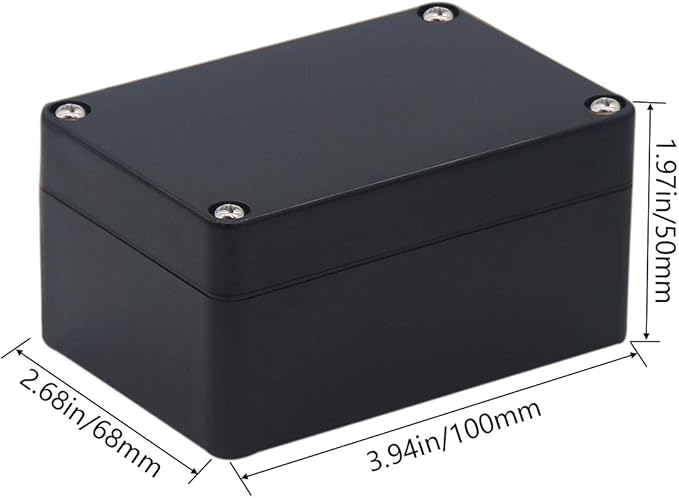 2 Pack Project Box Waterproof Plastic Junction Box ABS IP65 Electronic Project - Image 2