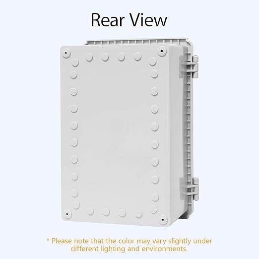 LeMotech Electrical Box, IP67 Waterproof Hinged Cover Stainless Steel Latch - Image 6