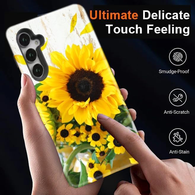 Compatible for Samsung Galaxy S24 FE 5G Case, Dual Layer Heavy Duty 2 in 1 - Image 7