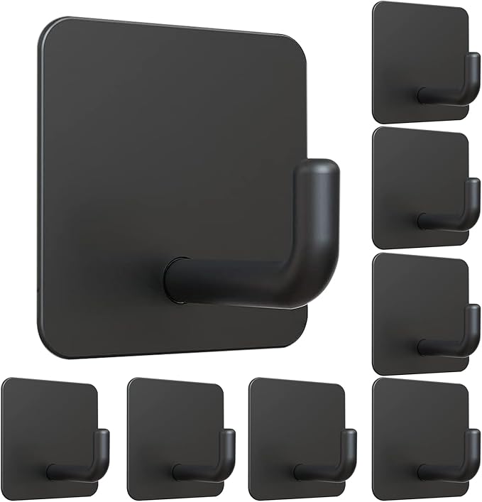 Emergency Fire Blanket Wall Hooks，Waterproof Stainless Steel Adhesive Hooks by ZYPLUM