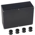 Junction Box IP65 Waterproof ABS Plastic Electrical Project Case Power Junction by Otdorpatio