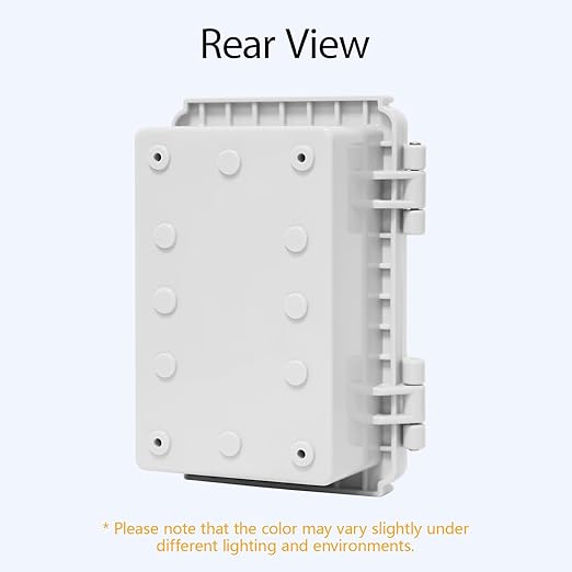 LeMotech Electrical Box, IP67 Waterproof Hinged Cover Stainless Steel Latch - Image 6
