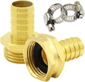 Hooshing 5/8" Brass Garden Hose Repair Kit Male and Female Hose Mender by Hooshing