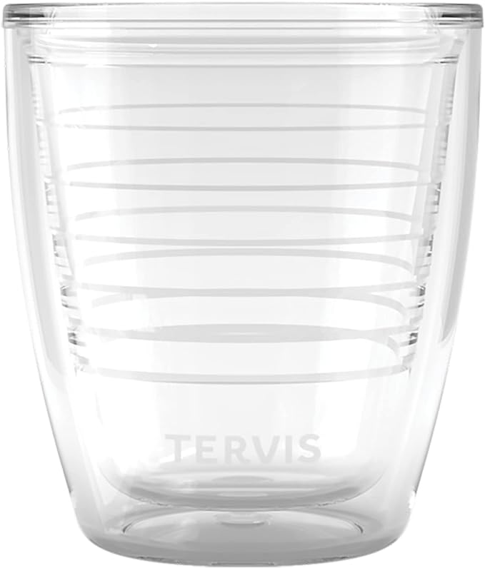 Tervis Clear & Colorful Tabletop 12oz Made in USA Double Walled Insulated by TervisTumblerCompany