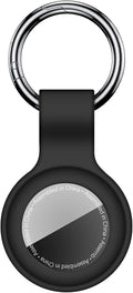 Linsaner 1|2|4 Pack Holder for AirTag 2nd Gen & 1st Gen, Silicone Case Keychain by Linsaner