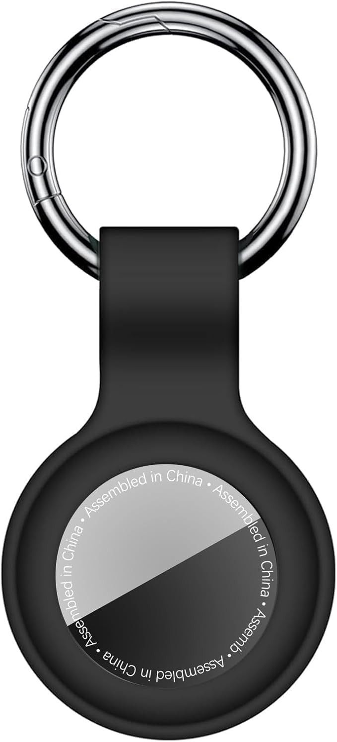 Linsaner 1|2|4 Pack Holder for AirTag 2nd Gen & 1st Gen, Silicone Case Keychain by Linsaner