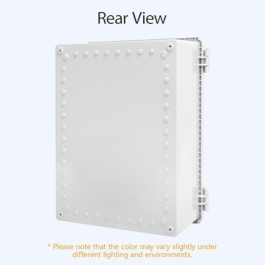 LeMotech Electrical Box, IP67 Waterproof Hinged Cover Stainless Steel Latch - Image 6