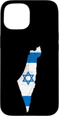 Israel National Flag Distressed Map Case by Unknown