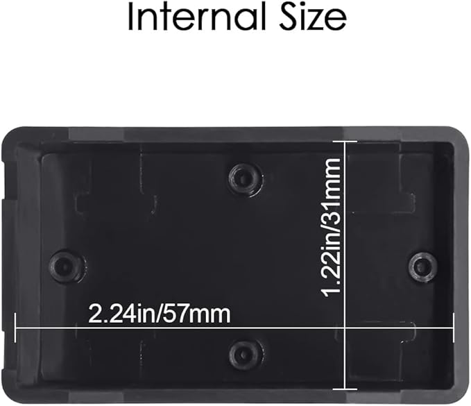 LeMotech 5Pcs ABS Plastic Electrical Project Case Power Junction Box, Project - Image 3