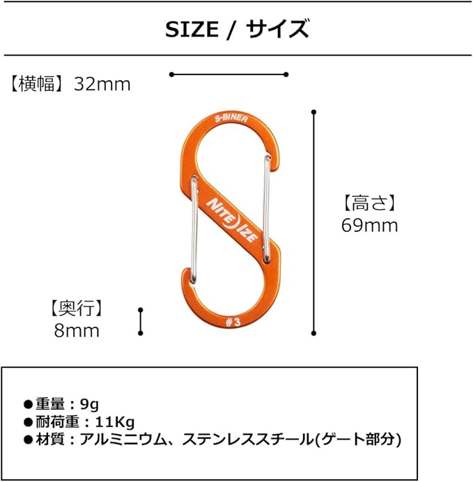 Nite IZE S-Biner Dual Carabiner Aluminum - Image 4