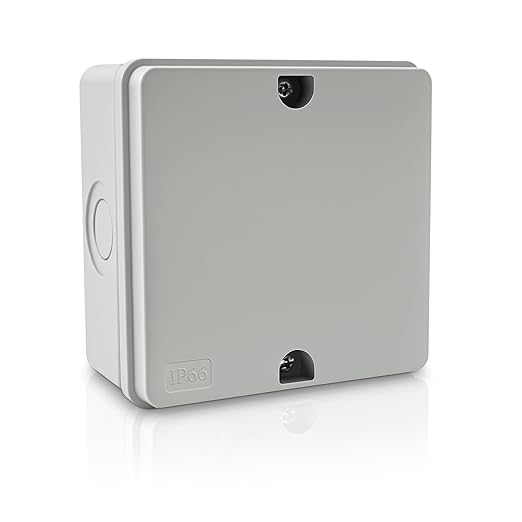 NineLeaf Junction Box, Waterproof Electrical Box IP66 Water Resistant Dustproof by NineLeaf