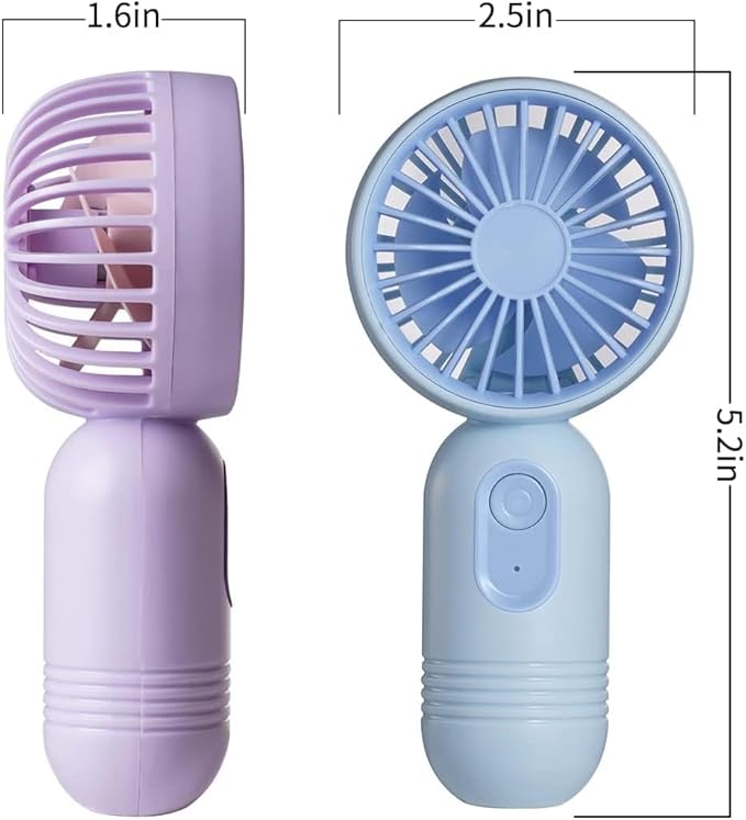 VanSmaGo [Portable Mini Fans 6-pack Handheld Personal Small Fan - Image 2