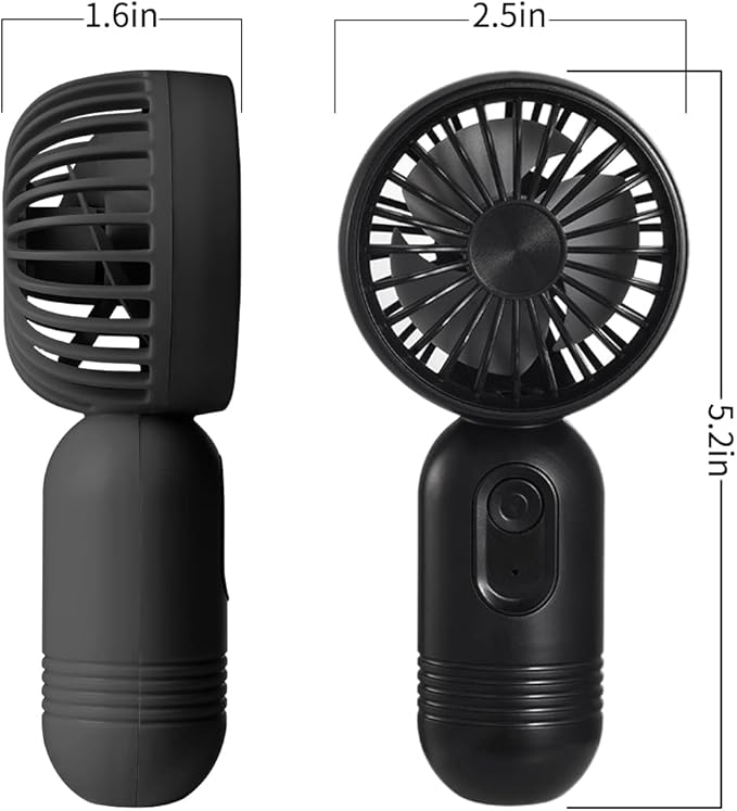 VanSmaGo Portable Mini 3-pack Handheld Personal Small Fan - Image 2