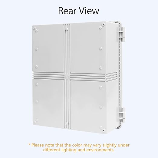 LeMotech Electrical Box, IP67 Waterproof Hinged Cover Stainless Steel Latch - Image 6
