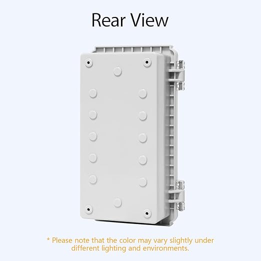 LeMotech Electrical Box, IP67 Waterproof Hinged Clear Cover Stainless Steel - Image 6